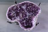 Stunning Amethyst Geode Table - Includes Glass Table Top #255437-3